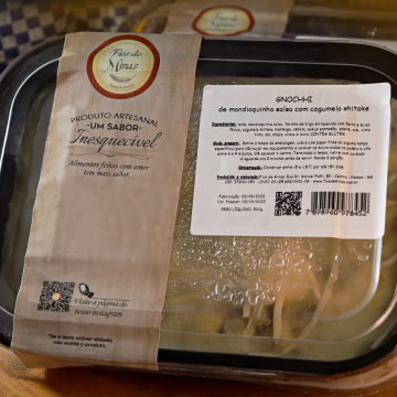 GNOCCHI MANDIOQUINHA SALSA C/ COGUMELO SHITAKE LINHA PRÁTICA 500G